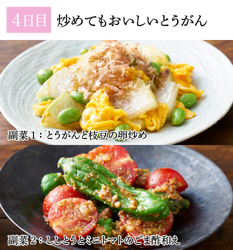 レシピ4日目