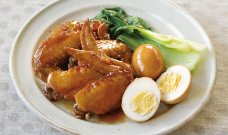 手羽先のはちみつ黒酢煮