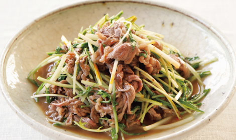 焼きしゃぶのさっぱり和え