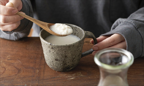 白米麹で作る甘酒