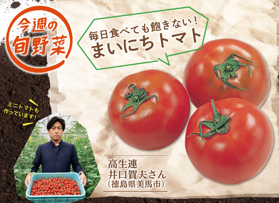 徳島・井口さんのまいにちトマト