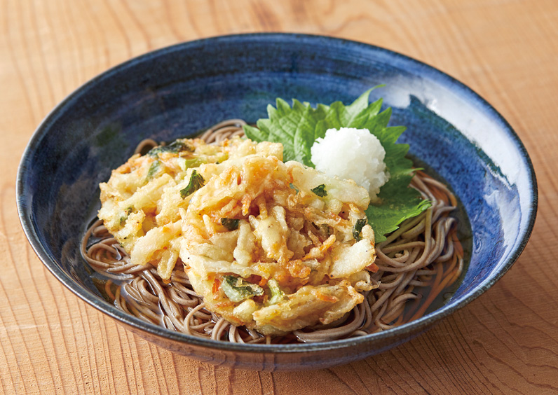 4種の国産野菜と小あみのミニかき揚げ