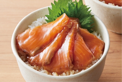 1.北海道知床産 鮭漬け丼