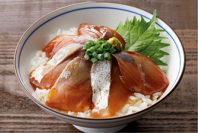 5.日本海産いなだ漬け丼