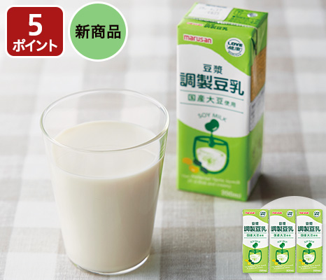 調整豆乳3本