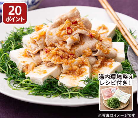 食材セット・おかひじきと豚肉の麹香味だれ