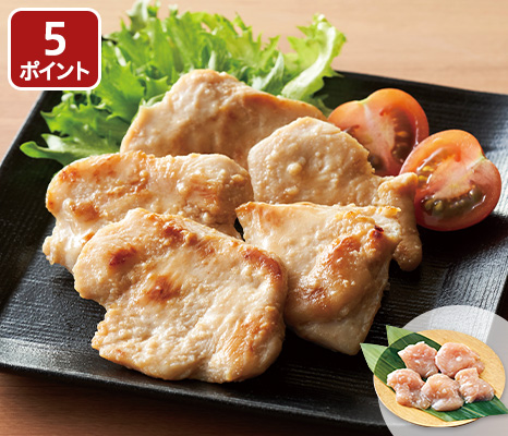 梨を使った特製タレの新潟県産若鶏ムネ肉塩麹漬け