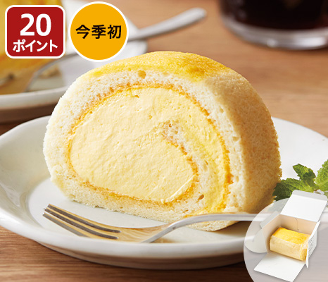 濃厚な香りあふれるマンゴーロールケーキ