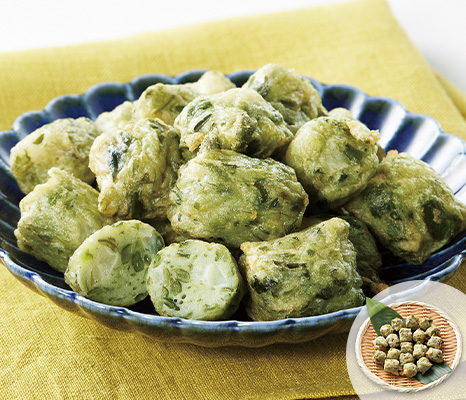 くせになる味 こりこり食感 茎わかめボール揚げ