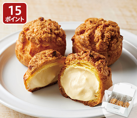 瀬戸内レモンのクッキーシュークリーム