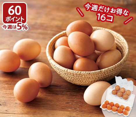 平飼い卵（6コ+10コ）