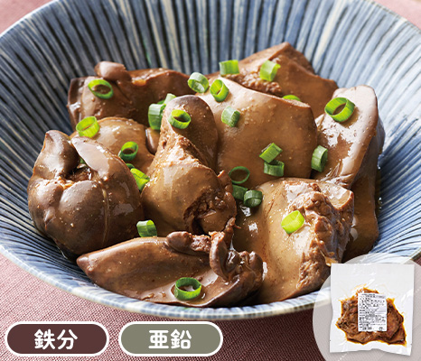 やわらか国産鶏レバー甘辛煮込み（越の鶏）