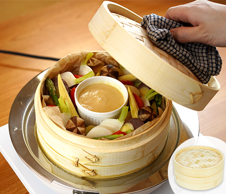 hocona(ほこな)竹製せいろセット(18cm)