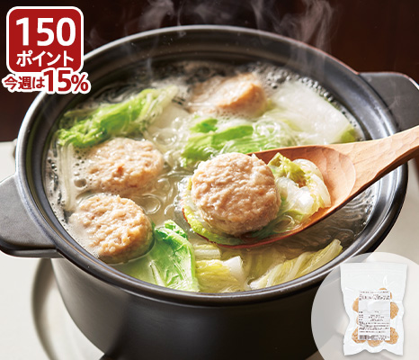 お料理に便利！大粒でふっくらした鶏肉団子