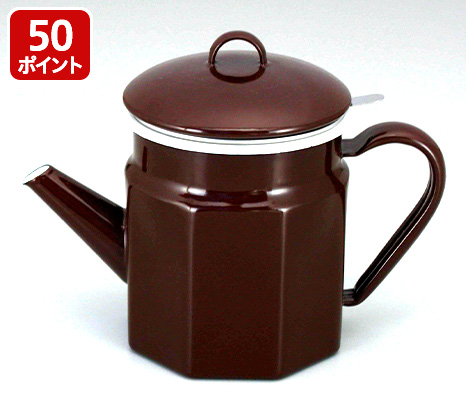 予約　活性炭付八角オイルポット　ブラウン