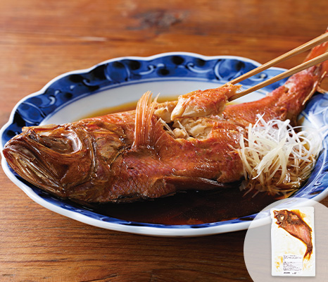 湯せんでしっとり 青森県産金目鯛煮つけ