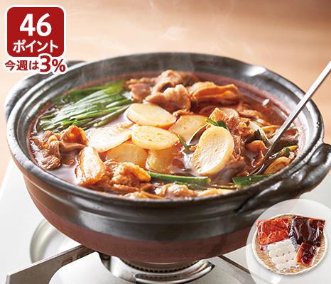 やさしい辛さ!趙さんの味 キムチ鍋セット(トック入り)