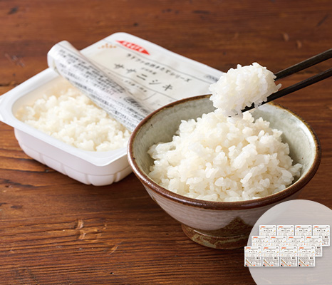 箱売・釜炊きごはんパック 宮城県産ササニシキ
