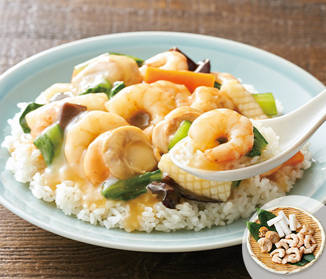 天然えびを使用大粒シーフードミックス