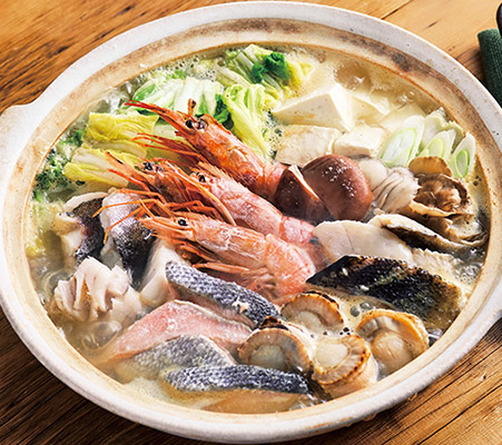 豪華海鮮５種　寄せ鍋セット（魚介だし付）