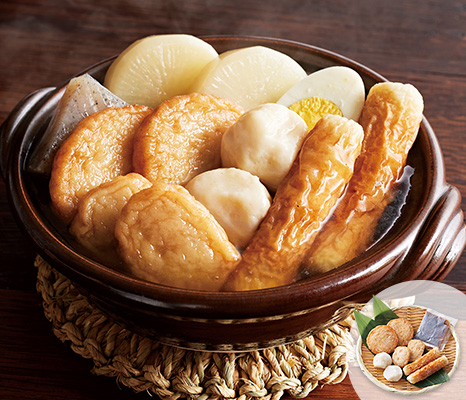 出雲の老舗別所蒲鉾のおでんセット（ミニ・だし付き）