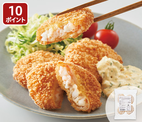 フライパンで 天然えびカツ