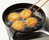 フライパンで 天然えびカツ