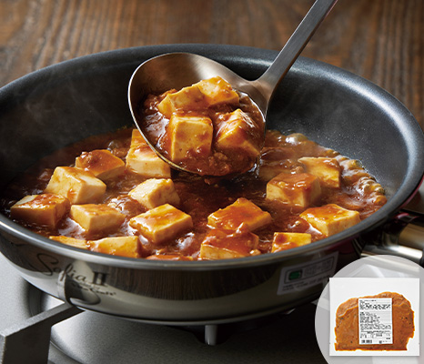 農舎のひき肉たっぷり麻婆（マーボー）の素