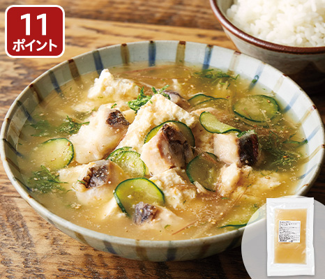 鯛だしで食べる国産真鯛の冷や汁