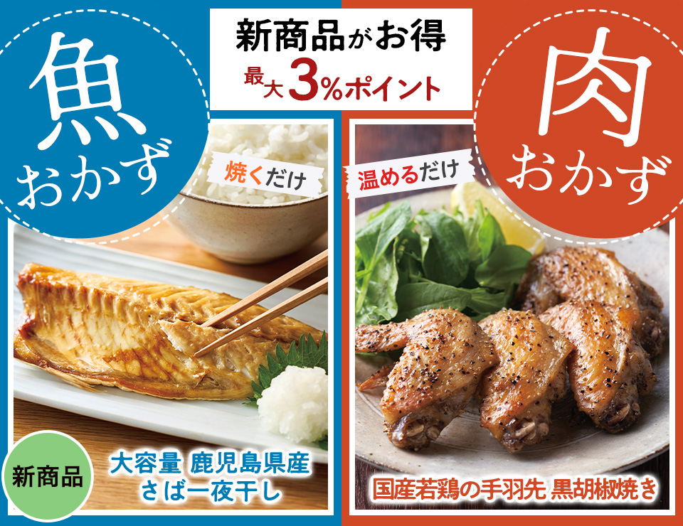 献立に悩んだら魚＆肉おかず
