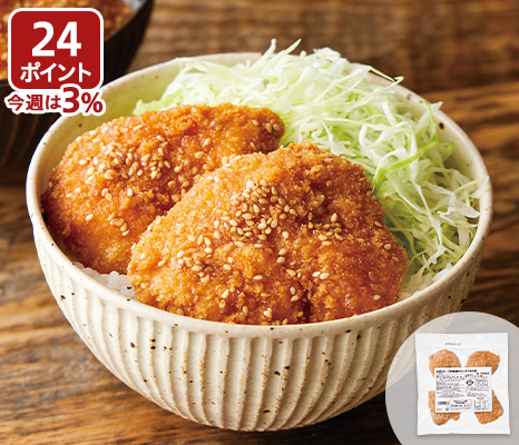 悠然どり　ごま味噌チキンカツ丼の具