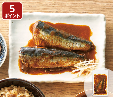 骨まで食べられる！温めるだけ　いわし味噌煮