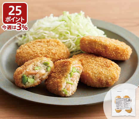 あたためるだけ　エビ寄せフライ　枝豆入り