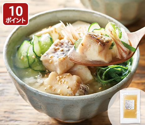 鯛だしで食べる国産真鯛の冷や汁