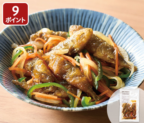 野菜を加えて 高知県産豆アジの南蛮漬け