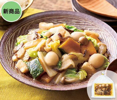 野菜をくわえて 国産具材6種の八宝菜