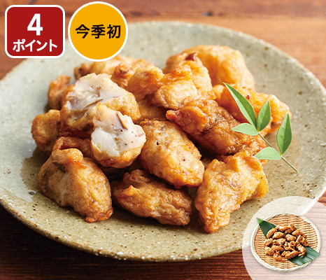ごろごろ椎茸ちぎり揚げ