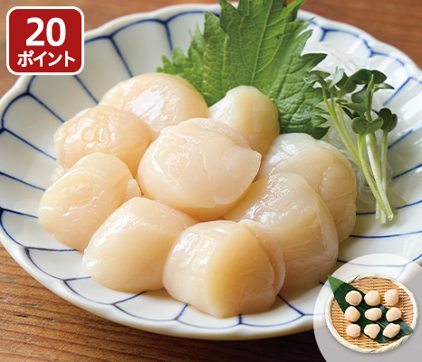 旨みあふれる大粒ほたて甘みが詰まった極上の刺身