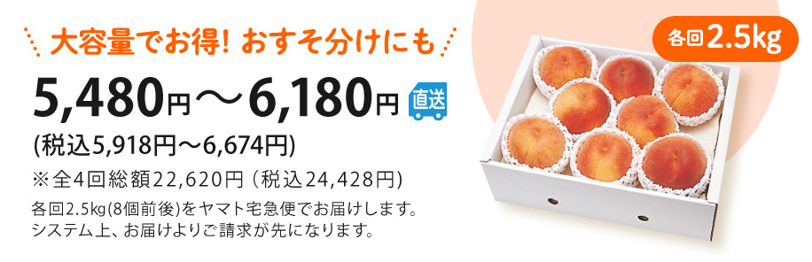 各回2.5kg