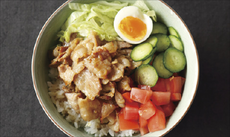 サラダルーローハン