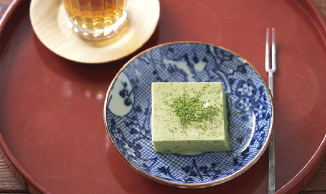 抹茶淡雪かん