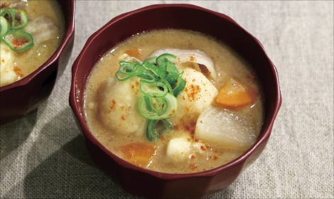 大和いものすいとん粕汁