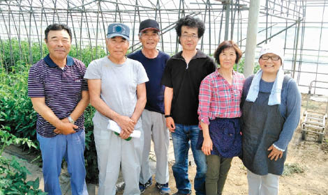 福島県福島市福島わかば会トマト部会の皆さん