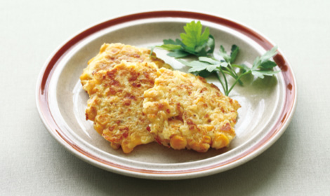 とうもろこしのチーズフリット