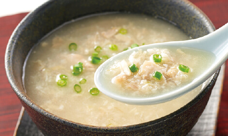 たべる参鶏湯スープ盛り画像