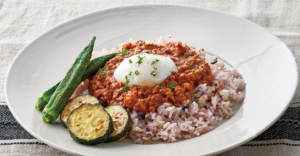 今週の口福ごはん夏野菜カレー&〇〇するだけの主菜・副菜