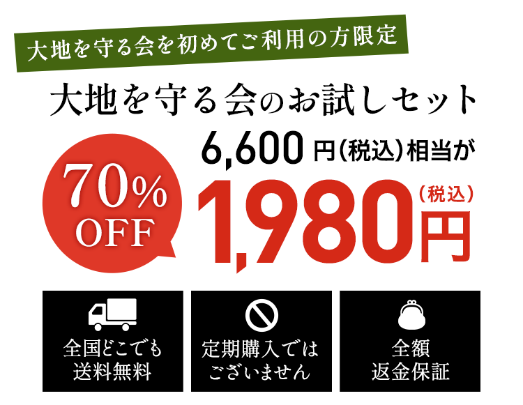 お試しセット1980円（税込)