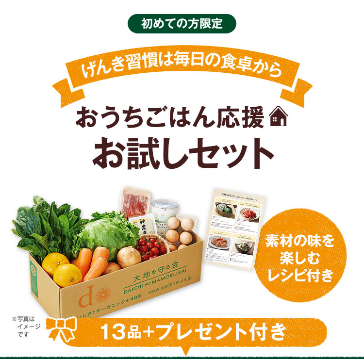 からだにやさしいおうちごはんお試しセット