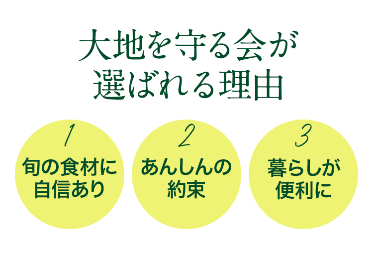 大地を守る会のお試しセット 大地を守る会