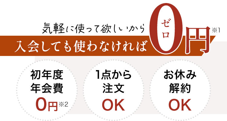 使わなければ0円